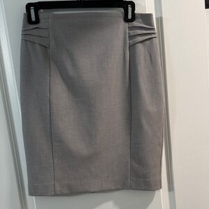 Express Elegant Gray Pencil Skirt